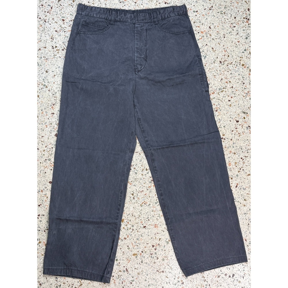 Ermenegildo Zegna Men's Gray 5 Pocket Wide Leg Pants Made In Italy Size 50